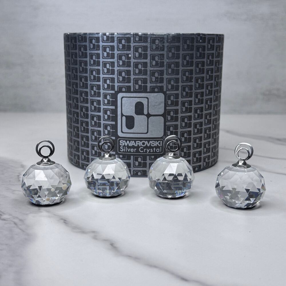 Swarovski | Set of 4 Crystal Photo/Card Holders (Article #7403NR030)